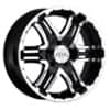 Gear Off Road 713MB Double Pump 16x8 5x114.3 0 ET 83.8 CB Mirror Machined Face w/Gloss Black Accents (713MB-6806500)-1