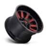 Fuel Hardline D621 Gloss Black with Candy Red-2
