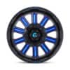 Fuel Hardline D646 Gloss Black with Candy Blue-3
