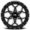 Hardrock Offroad H507 Reckless Xposed Gloss Black Milled-3