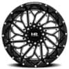 Hardrock Offroad H508 BlackTop Xposed Gloss Black Milled-3