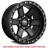 Hardrock Offroad H104 17x9 6x135 -12 ET 87.1 CB Matte Black-Black Beadlock (H104-179036112BB)-1