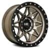 Hardrock Offroad H105 17x9 6x139.7 1 ET 108 CB Matte Bronze-Black Beadlock (H105-179083001BR)-1