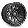 Hardrock Offroad H106 Matte Black-Black Beadlock (H106-179073112BB)-1