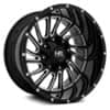 Hardrock Offroad H708 OverDrive 20x9 5x127/5x139.7 0 ET 78.1 CB Gloss Black Milled (H708-209052000GBM)-1