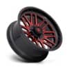 Fuel Ignite D663 Gloss Black with Candy Red-2 Fuel Ignite D663 Gloss Black with Candy Red-2