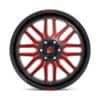 Fuel Ignite D663 Gloss Black with Candy Red-3 Fuel Ignite D663 Gloss Black with Candy Red-3