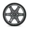 Fuel Kicker D698 Matte Gunmetal/Black Bead-3