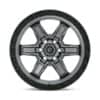 Fuel Kicker D698 Matte Gunmetal/Black Bead-3