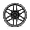 KMC KM544 Mesa Satin Black / Gloss Black-3