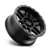 KMC KM544 Mesa Satin Black / Gloss Black-2