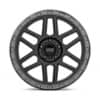 KMC KM544 Mesa Satin Black / Gloss Black-3