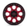 KMC KM237 Riot Beadlock Candy Red w/Black Ring-3