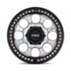KMC KM237 Riot Beadlock Machined Face w/Satin Black Ring-3