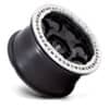 KMC KM237 Riot Beadlock Machined Face w/Satin Black Ring-2