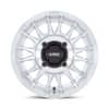 KMC UTV KS138 Impact Silver w/Machined Face-3