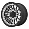 KMC KM542 Impact 18x9 5x127 18 ET 71.5 CB Satin Black/Machined (KM54289050518)-1