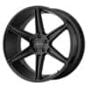 KMC KM711 Prism 20x10.5 5x112 35 ET 66.6 CB Satin Black (KM71120557735)-1