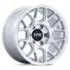 KMC KM730 Hatchet 17x8.5 6x120 25 ET 66.9 CB Silver (KM730SD17857725)-1