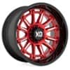 XD Series XD865 Phoenix 20x10 6x135 -18 ET 87.1 CB Candy Red Milled With Black Lip (XD86521063918N)-1