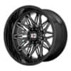 XD Series XD859 Gunner 20x10 6x135/6x139.7 -18 ET 106.1 CB Gloss Black Milled (XD85921067318N)-1