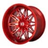 XD Series XD859 Gunner 20x10 5x127/5x139.7 -18 ET 78.1 CB Red Milled (XD85921035918N)-1