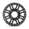 KMC UTV KS250 Cage Satin Black With Gloss Black Ring-4