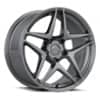Kansei Astro 19x10.5 5x112 12 ET 66.6 CB Gloss Gunmetal (K15G-191517+12)-1