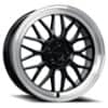 Katana Racing KR06 18x8 5x110 40 ET 65.2 CB Gloss Black/Machined Lip (KR06188051GBL)-1