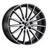 Kraze 191 Stunna Gloss Black with Machined Face (KR191-8812BM40)-1