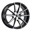 Kraze KR193 Turismo Gloss Black with Machined Face (KR193-7831BM38)-1