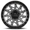 Lock Off-Road Lunatic Matte Gray w/ Matte Black Ring-2