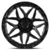 Lock Off-Road Matrix Matte Black w/Matte Black Ring-2