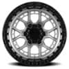 Lock Off Road Commando Matte Grey with Matte Black Ring 3