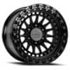Lock Off-Road Mojave 17x9 8x180 -12 ET 124.3 CB Matte Black with Gloss Black Ring (MOJAVE7988GB12N)-1