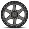 Lock Off-Road Olympus Matte Gray w/ Matte Black Ring-2