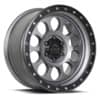 Lock Off-Road 50Cal Matte Gray w/ Matte Black Ring (50CAL7957MGMBR12N)-1