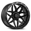 Lock Off-Road Matrix 17x9 6x135/6x139.7 -12 ET 106.2 CB Matte Black w/Matte Black Ring (MATRIX7936MB12N)-1
