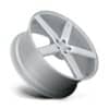 Niche Milan M135 Silver w/Machined Cut Face-2