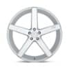 Niche Milan M135 Silver w/Machined Cut Face-3