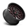 Moto Metal MO805 Predator Gloss Black Milled With Red Tint-2