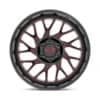 Moto Metal MO805 Predator Gloss Black Milled With Red Tint-3