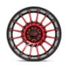 Moto Metal MO807 Shockwave Gloss Black Machined with Red Tint-3