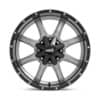 Moto Metal MO970 Gloss Gray Center w/Gloss Black Lip-3