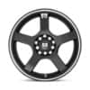 Motegi MR116 Gloss Black w/Machined Flange-3