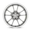 Motegi MR152 SS5 Gunmetal with Machined Lip-3