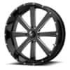 MSA Offroad M34 Flash 18x7 4x137 0 ET 112 CB Gloss Black Milled (M34-018737M)-1