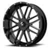 MSA Offroad M35 Bandit 18x7 4x137 0 ET 112 CB Gloss Black Milled (M35-018737M)-1