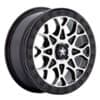 MSA Offroad M48 Portal Beadlock Gloss Black Machined, Black Ring (MA048BD15604038)-1