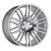 Mandrus Estate 21x9.5 5x112 20 ET 66.6 CB Silver w/Mirror Face RF (2195EST205112S66)-1
